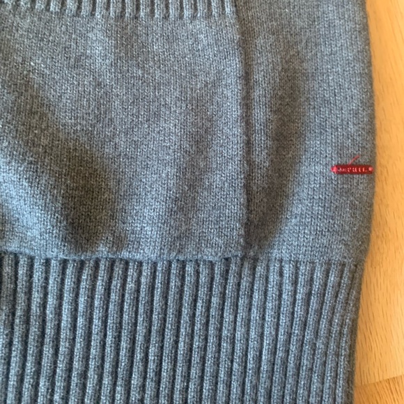 n: philanthropy  Sweater Cardigan Buttoned Gray Sz medium Cotyon Silk - Picture 3 of 7